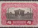 Austria 1919 Architecture 4 Kronen Multicolor Scott 222